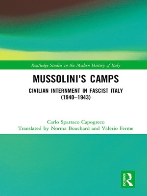 cover image of Mussolini's Camps